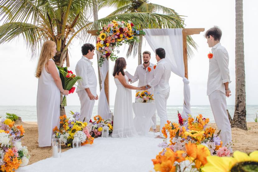 elopement with family in punta cana