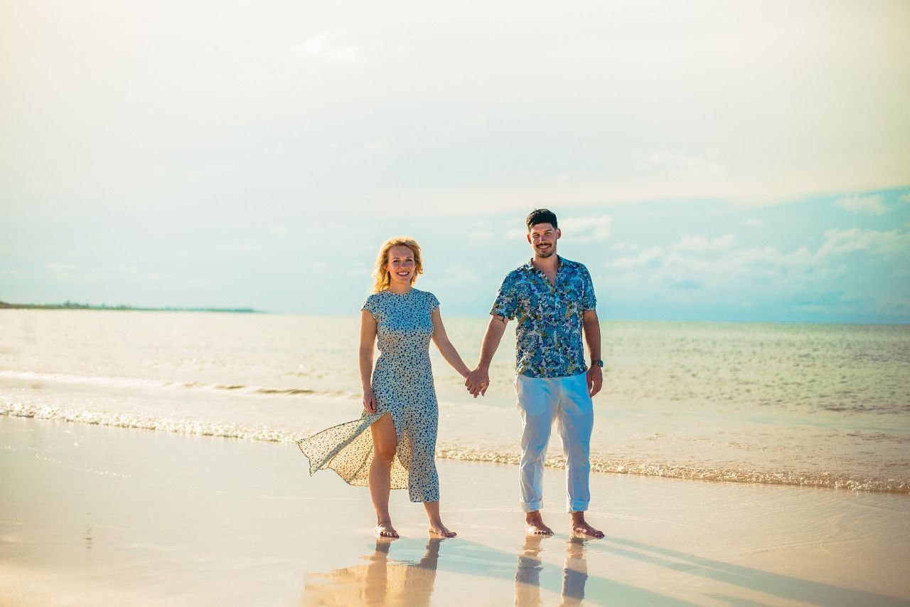 couple photo session in punta cana