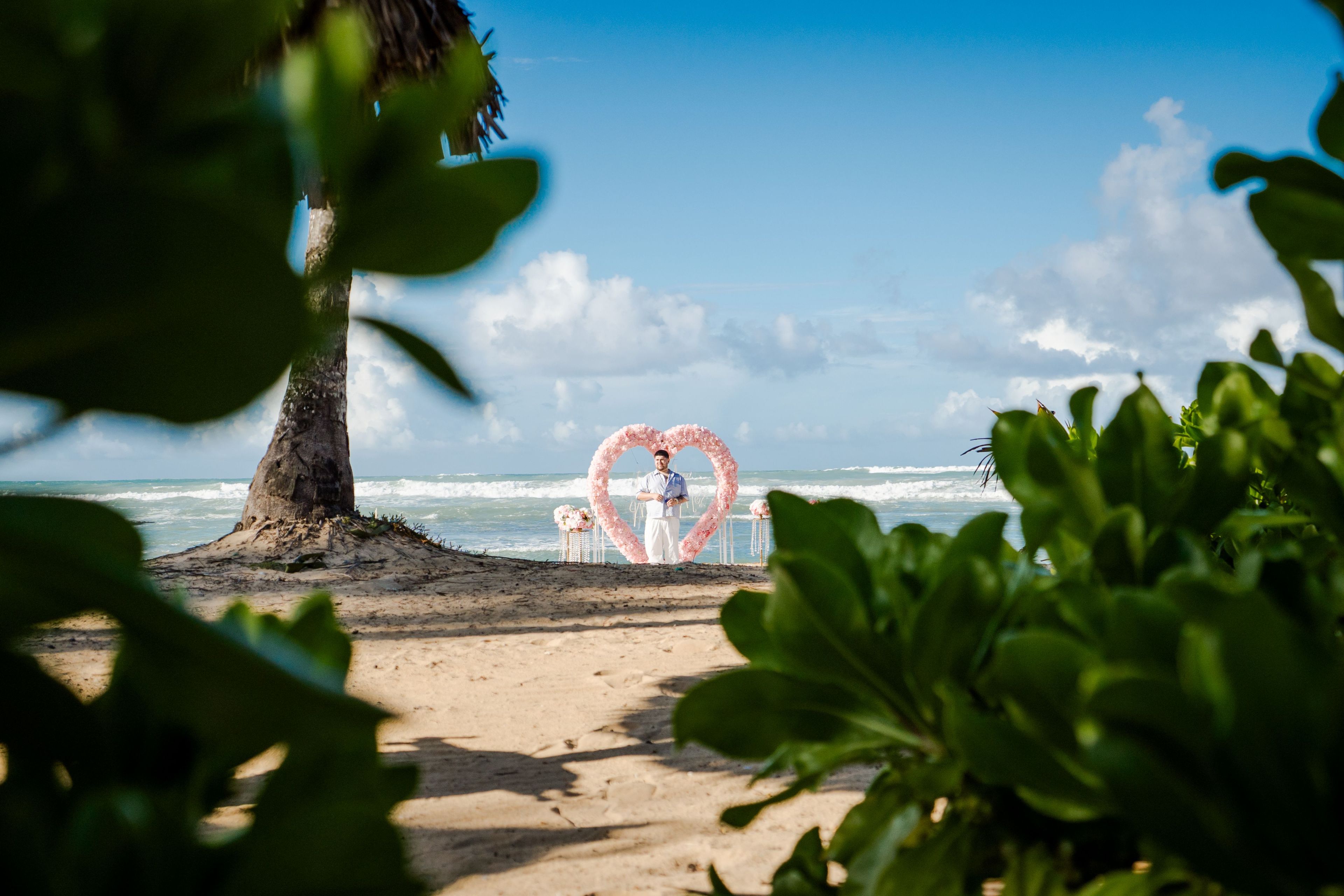 Private beach dinner proposal Punta Cana setup