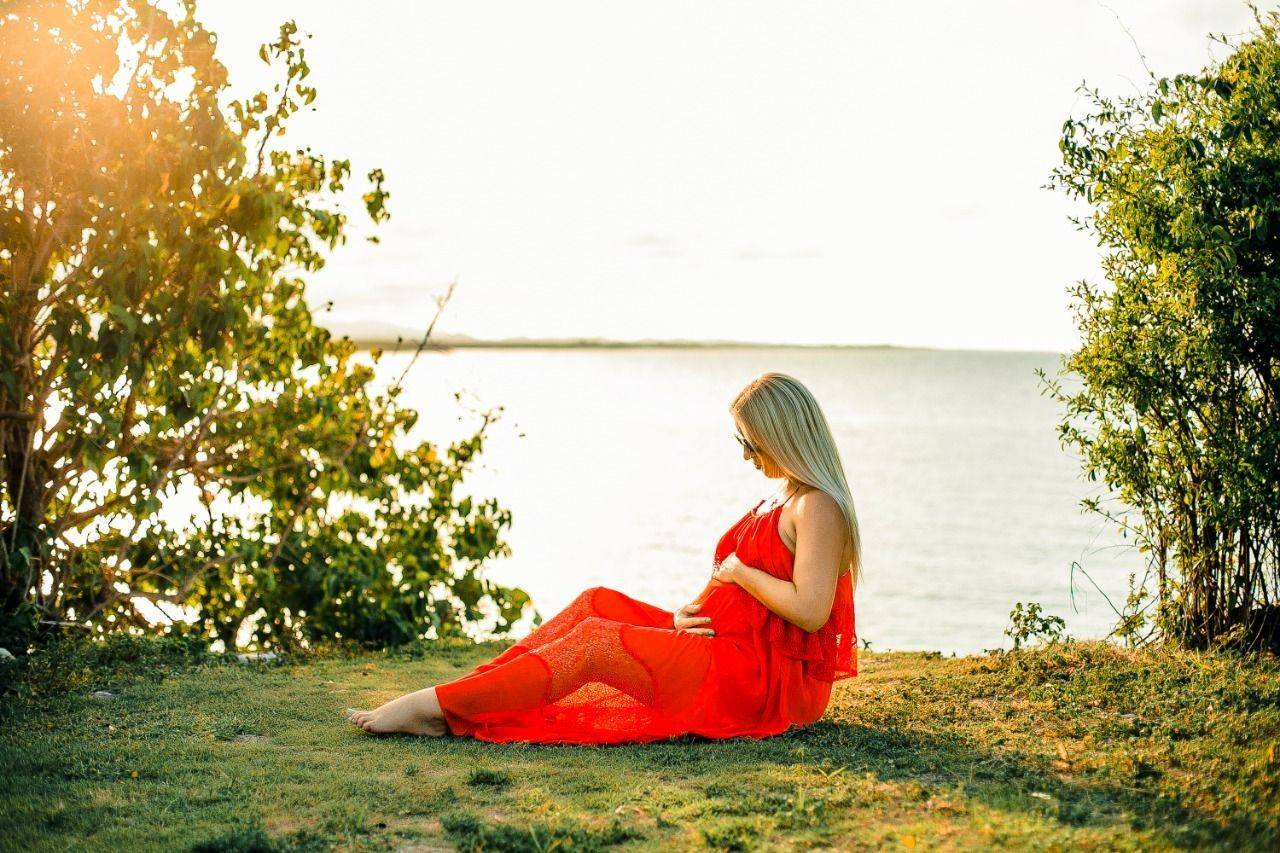 maternity photo session in punta cana